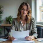 Congés payés et démission : mes droits en France expliqués en détail Femme d affaires au bureau à Paris en tenue professionnelle