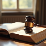 Loi à l’origine de l’article 515-14 du code civil : tout ce qu’il faut savoir Un marteau de juge et un code civil ouvert sur un bureau en bois