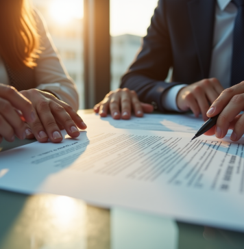 Comment appliquer correctement l’article 750-1 du CPC en entreprise ? Professionnels d'affaires analysant un document juridique en réunion